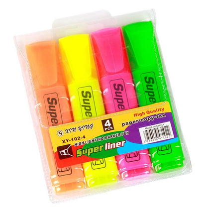 Colorful Highlighters Art Markers Drawing Fluorescent Pen Markers Flat Shape School Office Supplies Back to School