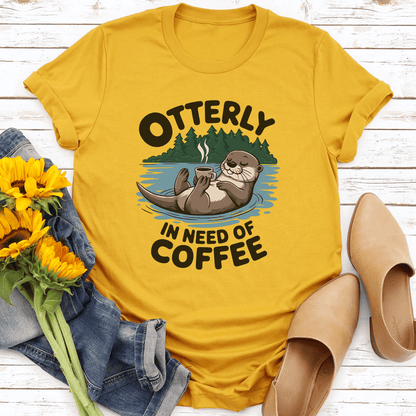Otterly In Need Of Coffee Tee