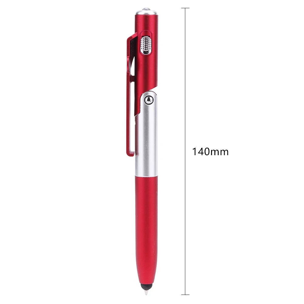4 in 1 Multifunctional Ballpoint Pen with Phone Stand, Folding LED Light, Back to School Stationery Gift