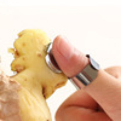 Multi-Performance Garlic Planer Stainless Steel Peeler, Ginger Grater, Garlic Peeler, Kitchen Tool for Chestnuts, Ginger