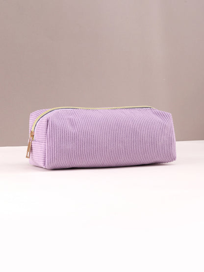 Large Capacity Pencil Case for School, Solid Color Stationery Bag, Pencil Case School Supplies Gift Organizer