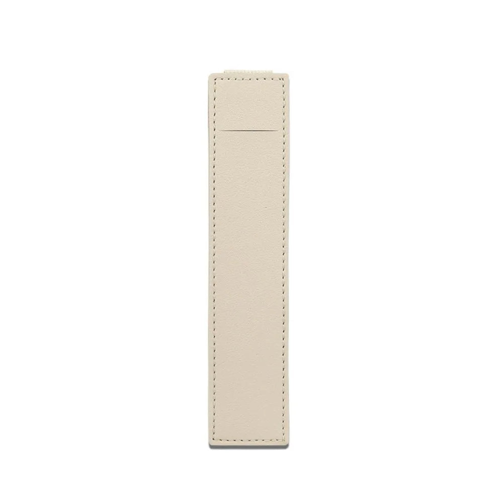 PU Leather Pen Bag for Notebook, Elastic Buckle Pen Case for Office, Stylish Stationery Organizer, Back to School Gift