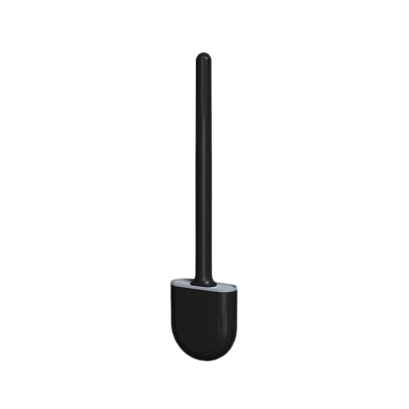 Wall Hanging Long Handle Toilet Brush, Silicone Cleaning Brush for Bathroom, Durable, Easy to Clean Toilet Brush Set