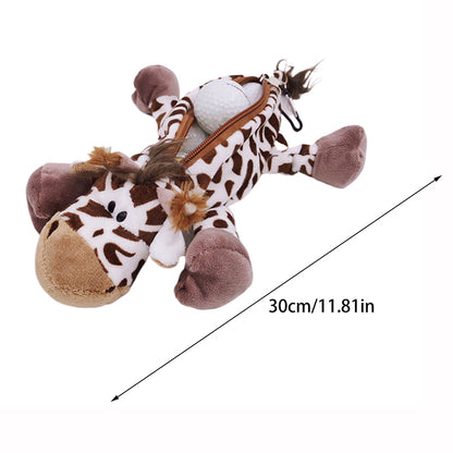 Plush Cartoon Animal Pen Case for Kids Elephant Lion Style, School Stationery Organizer Bag, Back to School Gift