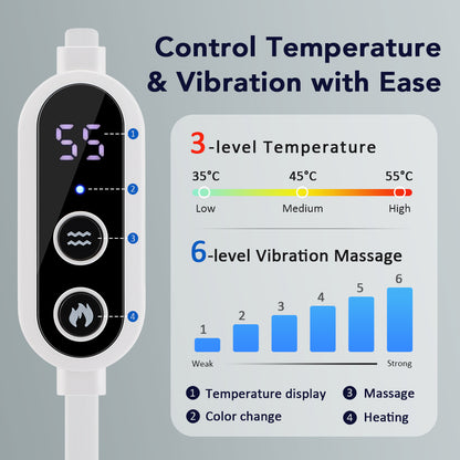3D Hot Compress Electric Steam Eye Mask Level Constant Temperature Smart Timing Sleep Shading Massa 3
