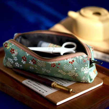Retro Pencil Case Fabric Embroidery Pen Bag, Student Stationery School Supplies Trousse Scolaire Gift