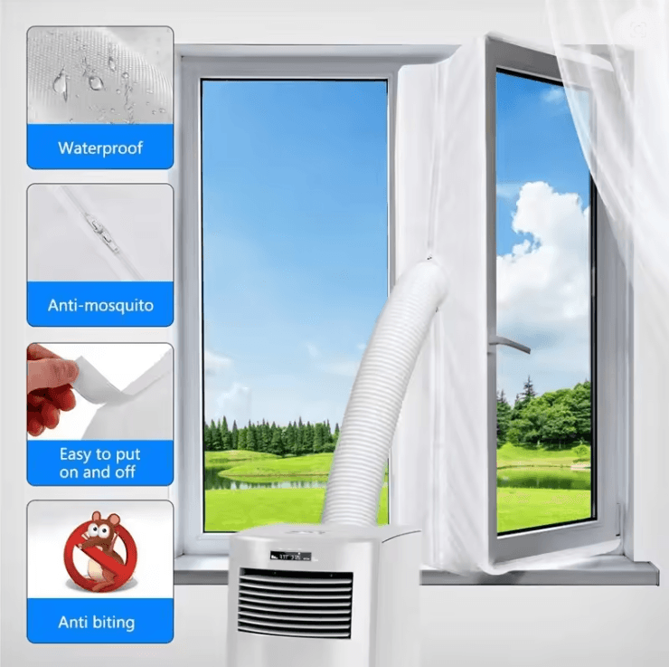 AirLock Flexible Window Seal For Portable Air Conditioner 1
