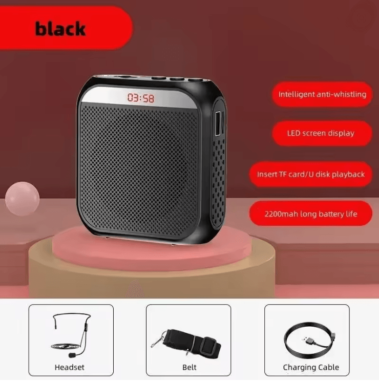 VoiceMax Pro Portable Voice Amplifier With Microphone 2