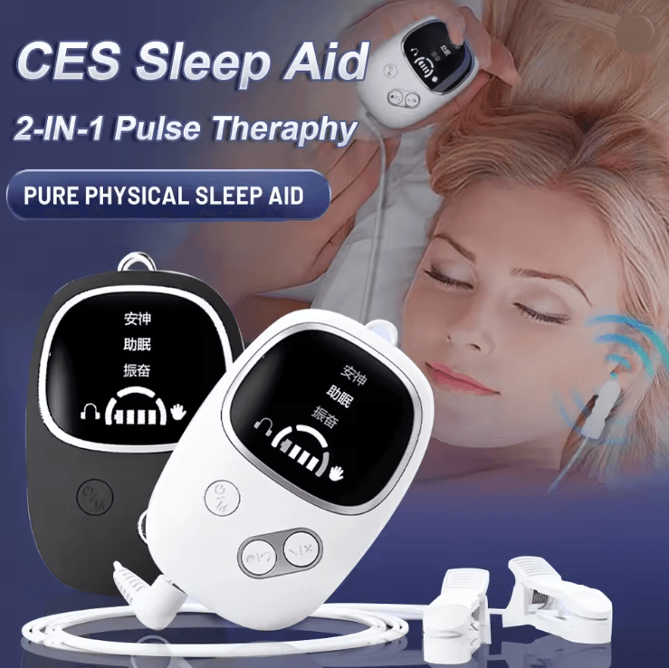 SleepEase CES EarClip Microcurrent Sleep Aid Device
