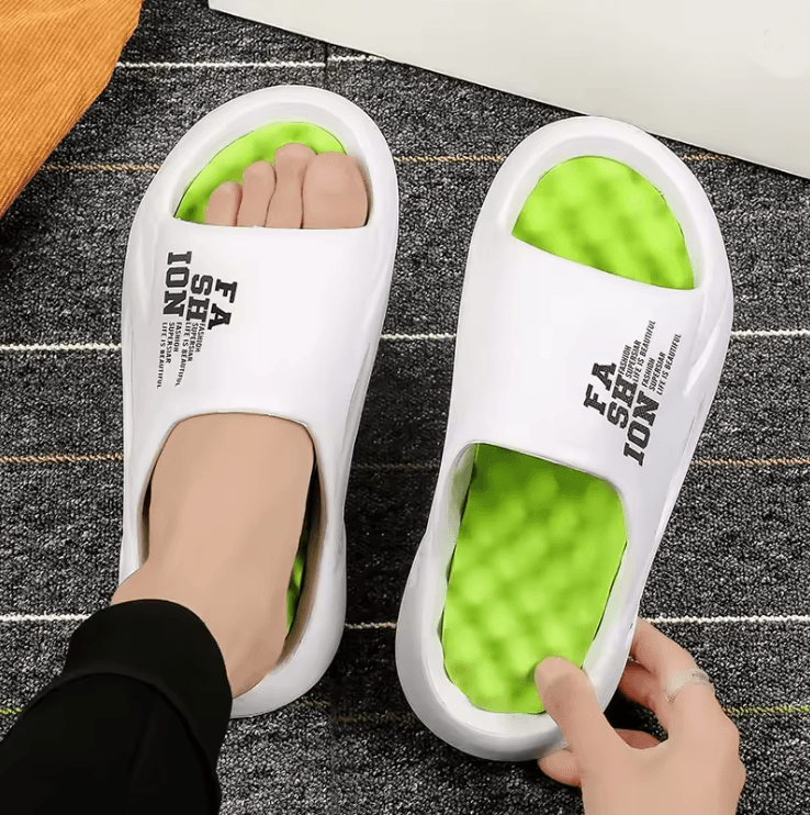 OceanStep Mens Massage Soft Sole Slides Lightweight Sandals 1