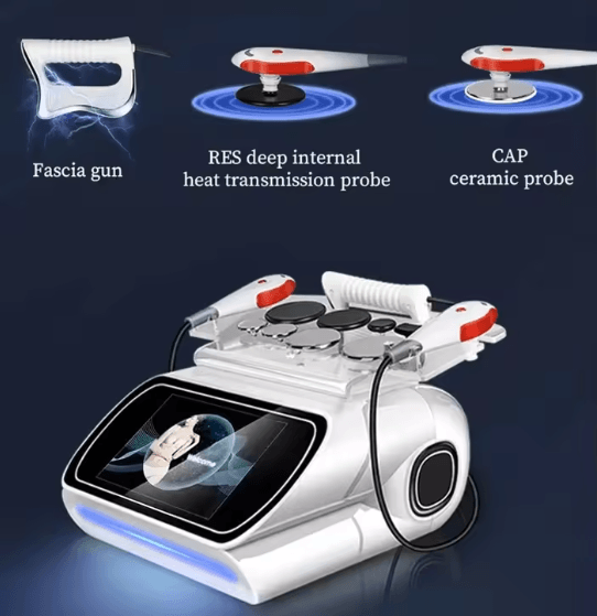 DeepCare Portable 448 KHz Tecar Therapy Device For Pain Relief And Body Optimization 1