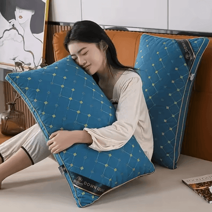 VelvetCloud High Rebound Feather Velvet Pillow Core