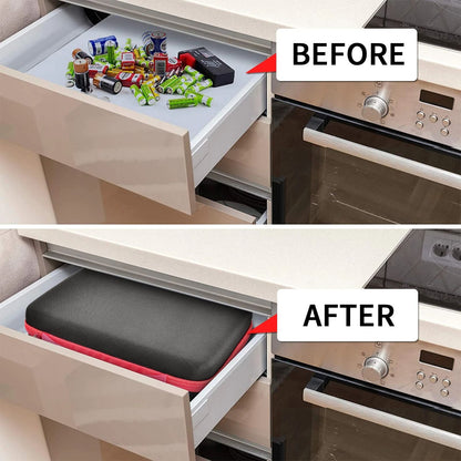 Battery Organizer Storage Box With Tester For AA AAA 9V C D Batteries Home Garage Holder Case 5