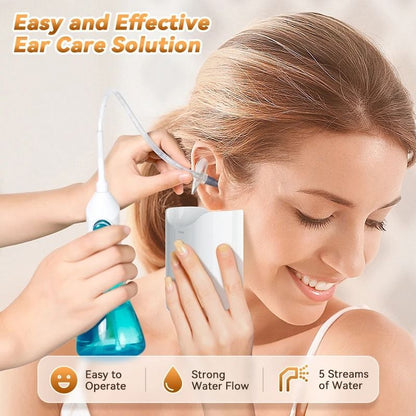 Manual Ear Irrigation Flushing System WaterBased Ear Wax Removal Cleaner Kit 1