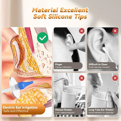 Manual Ear Irrigation Flushing System WaterBased Ear Wax Removal Cleaner Kit 2