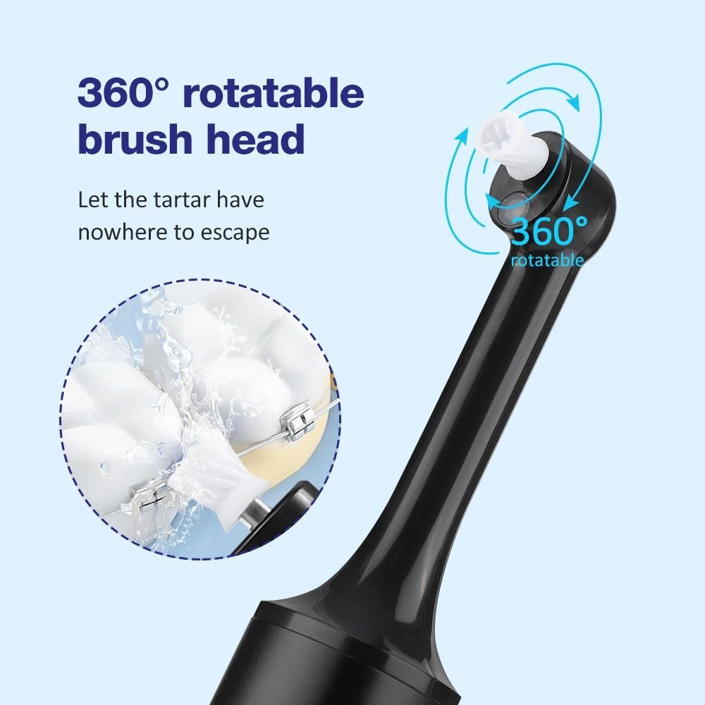 Electric Dental Teeth Polisher Ultrasonic Oral Cleaner With Tartar And Stain Remover Kit 2
