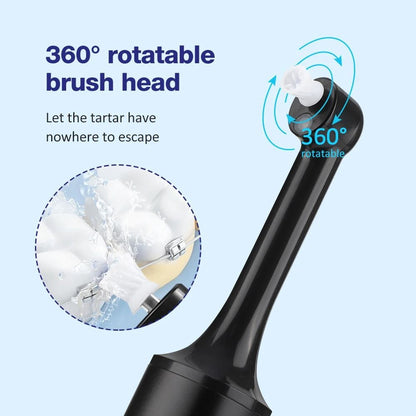 Electric Dental Teeth Polisher Ultrasonic Oral Cleaner With Tartar And Stain Remover Kit 2
