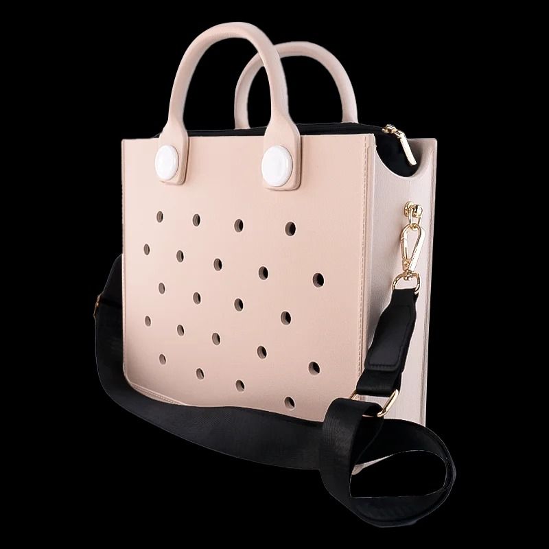 EVA Large Waterproof Shoulder Tote Bag For Women With Charm Hole Design 10