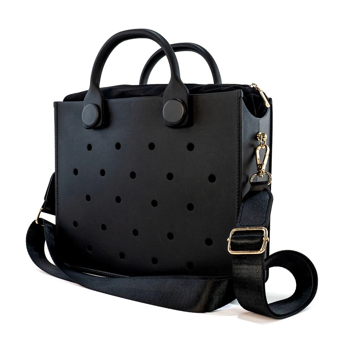 EVA Large Waterproof Shoulder Tote Bag For Women With Charm Hole Design 8