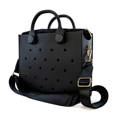 EVA Large Waterproof Shoulder Tote Bag For Women With Charm Hole Design 8