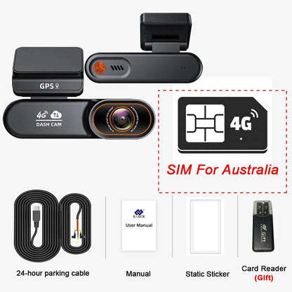 E ACE 4G Dash Cam With Remote Access GPS Collision Alert And Real Time Playback 10