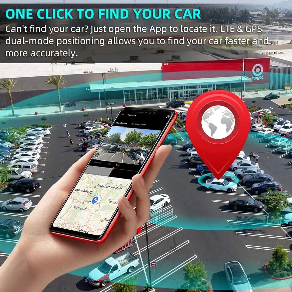 E ACE 4G Dash Cam With Remote Access GPS Collision Alert And Real Time Playback 3