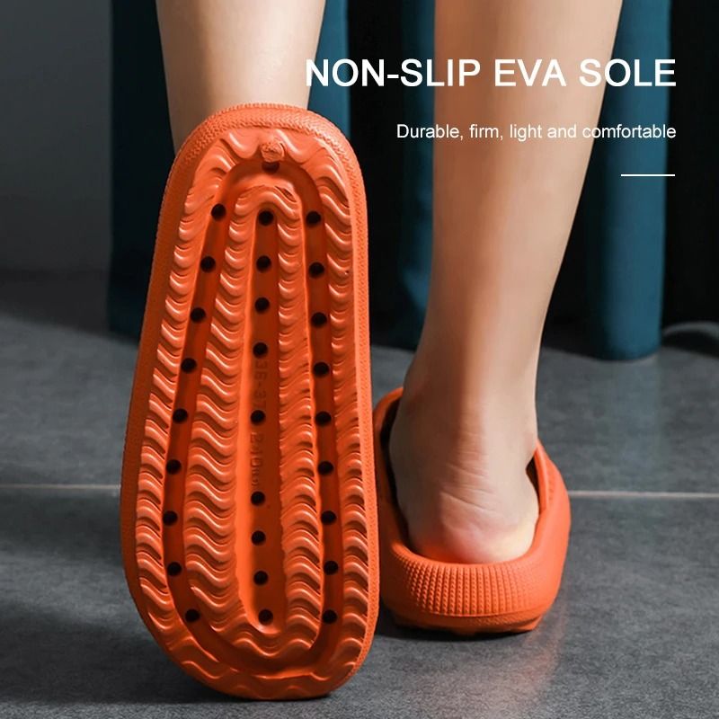 Women Cloud Platform Slippers With Soft EVA Sole For Indoor And Beach Wear 4
