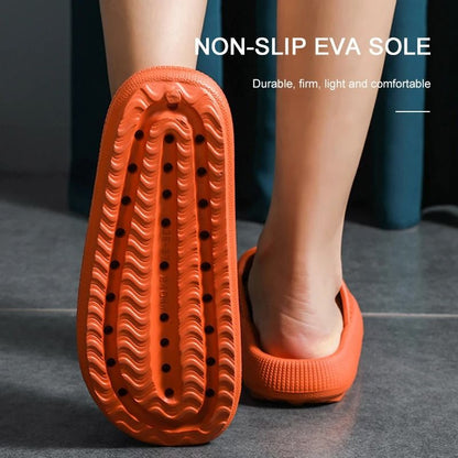 Women Cloud Platform Slippers With Soft EVA Sole For Indoor And Beach Wear 4