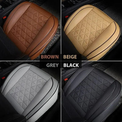 Universal PU Leather Front Car Seat Cover Cushion for Auto Interior Protection and Comfort