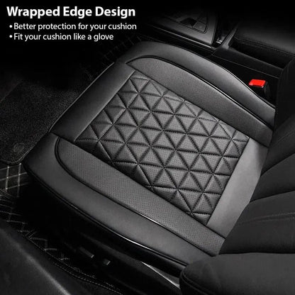 Universal PU Leather Front Car Seat Cover Cushion For Auto Interior Protection And Comfort 1