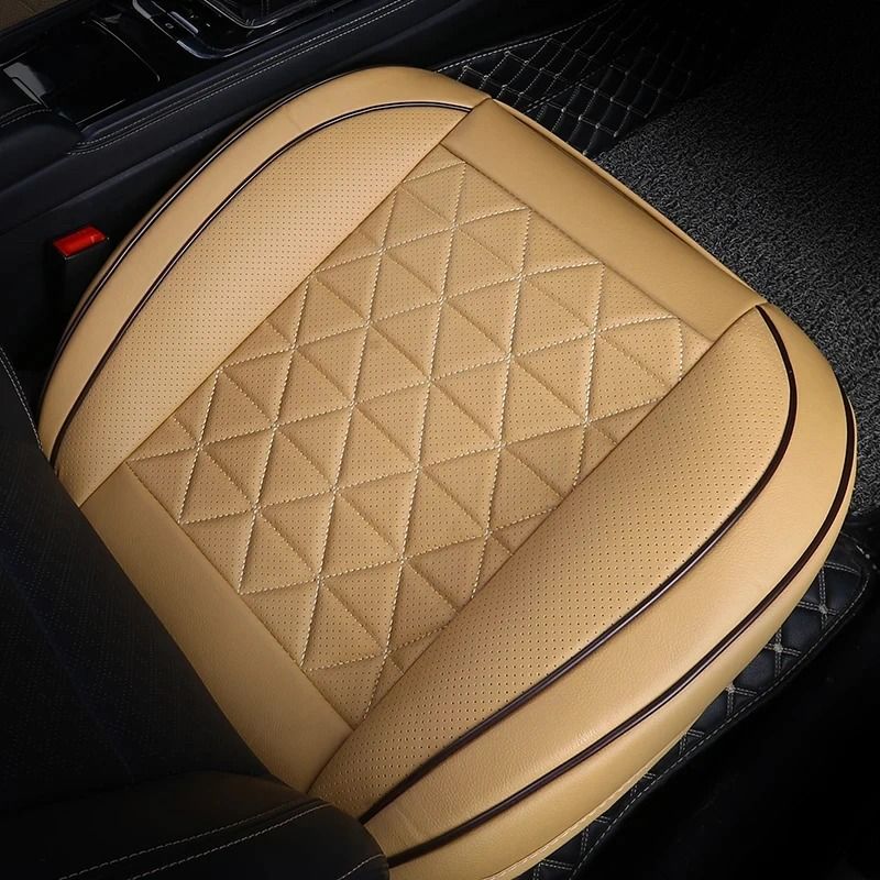 Universal PU Leather Front Car Seat Cover Cushion For Auto Interior Protection And Comfort 3