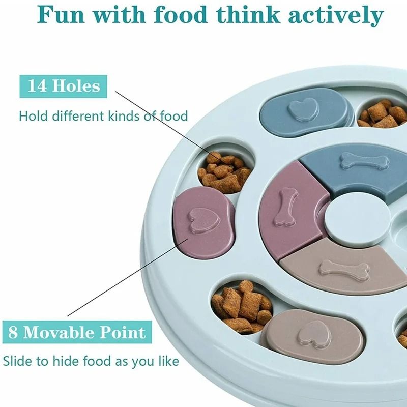 Interactive Dog Food Hiding Bowl For Slow Feeding And Boredom Relief 1