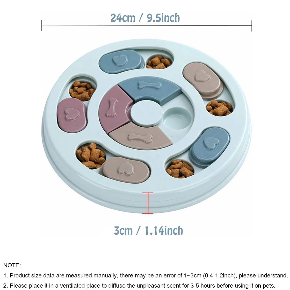 Interactive Dog Food Hiding Bowl For Slow Feeding And Boredom Relief 2