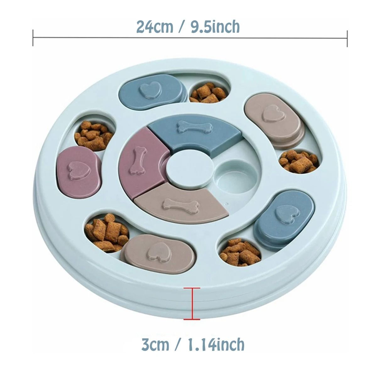 Interactive Dog Food Hiding Bowl For Slow Feeding And Boredom Relief 7