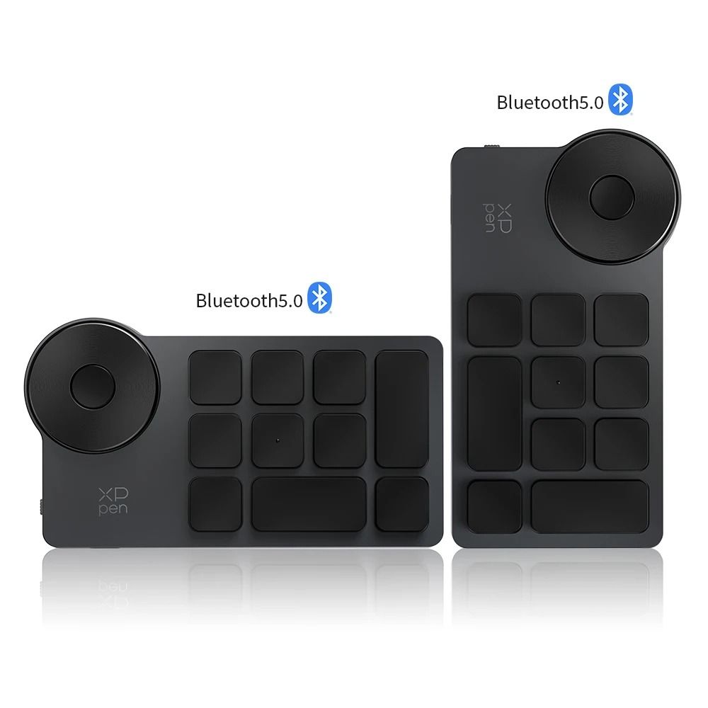 XPPen Wireless Shortcut Remote with Bluetooth and Custom Express Keys for Graphic Tablets and Pen Displays