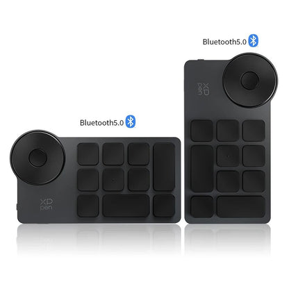 XPPen Wireless Shortcut Remote with Bluetooth and Custom Express Keys for Graphic Tablets and Pen Displays