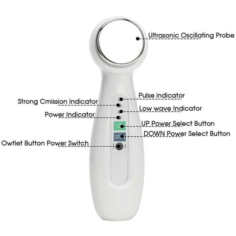 1MHz Ultrasonic Facial And Body Slimming Device With Skin Tightening And Wrinkle Reduction Technolo 2