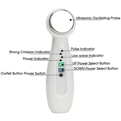 1MHz Ultrasonic Facial And Body Slimming Device With Skin Tightening And Wrinkle Reduction Technolo 2