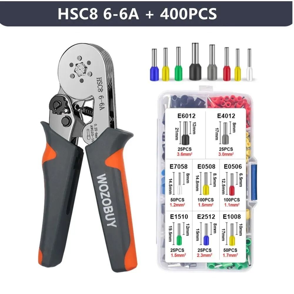 Ferrule Crimping Tool With Precision Pliers For Electrical Wire Terminal Repair And Connection 10