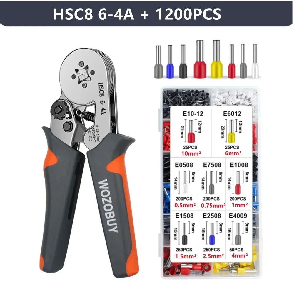 Ferrule Crimping Tool With Precision Pliers For Electrical Wire Terminal Repair And Connection 8