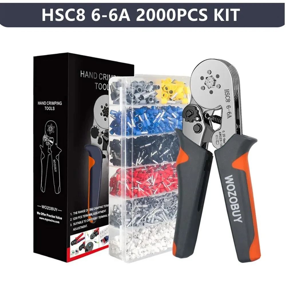 Ferrule Crimping Tool With Precision Pliers For Electrical Wire Terminal Repair And Connection 13