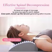Lower Back Support Pillow And Stretcher For Chronic Pain Relief And Posture Correction 1