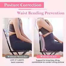Lower Back Support Pillow And Stretcher For Chronic Pain Relief And Posture Correction 2