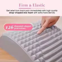 Lower Back Support Pillow And Stretcher For Chronic Pain Relief And Posture Correction 3