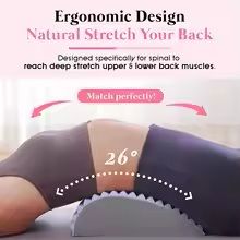 Lower Back Support Pillow And Stretcher For Chronic Pain Relief And Posture Correction 4