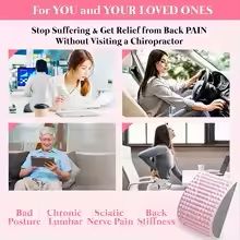Lower Back Support Pillow And Stretcher For Chronic Pain Relief And Posture Correction 5