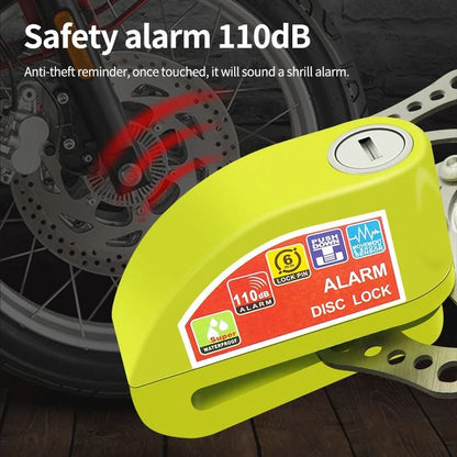 Motorcycle And Bicycle Disc Lock With Alarm And Reminder Cable For Anti Theft Security 2