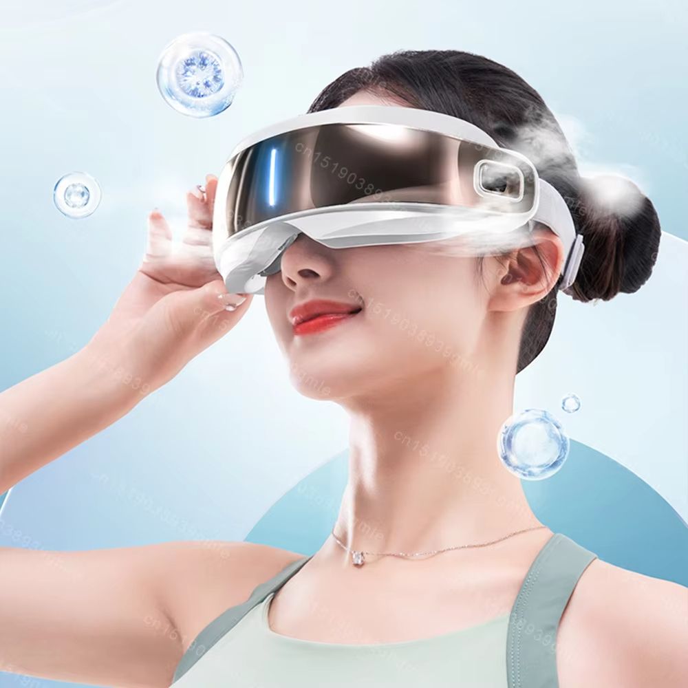 Bluetooth Steam Eye Massager With Heat Acupressure  Kneading  SpaGrade Eye Therapy For Fatigue Reli 3