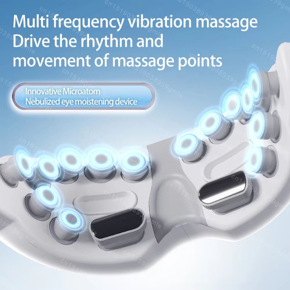 Bluetooth Steam Eye Massager With Heat Acupressure  Kneading  SpaGrade Eye Therapy For Fatigue Reli 5