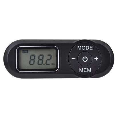 JINSERTA Portable Pocket FM Radio With LCD Display  Neck Lanyard  Mini Sports Receiver With 35mm He 6